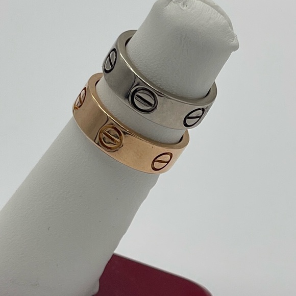 CARTIER LOVE RING ROSE GOLD SIZE 6 - Picture 3 of 6